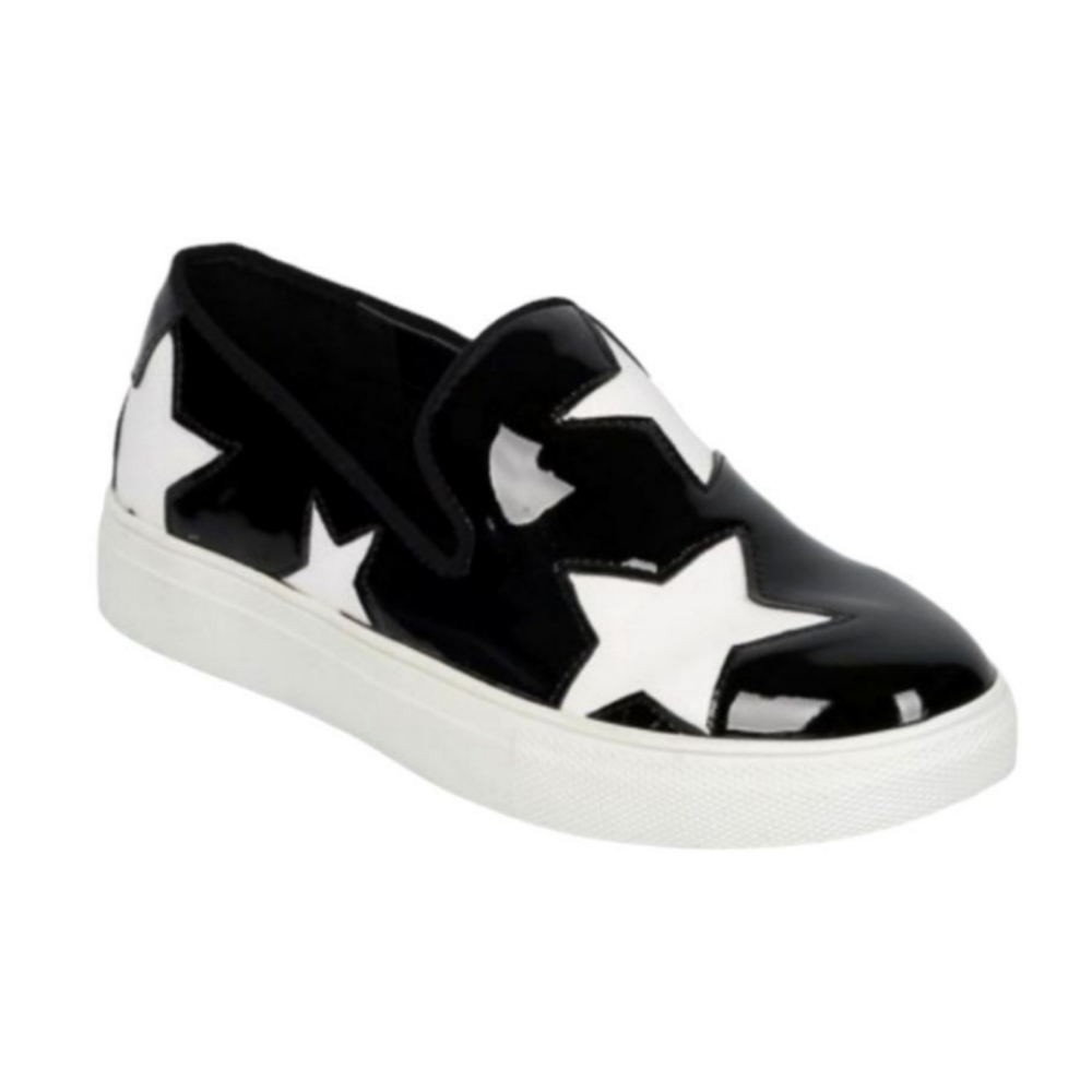 Wild Diva Black Cala Slip Ons